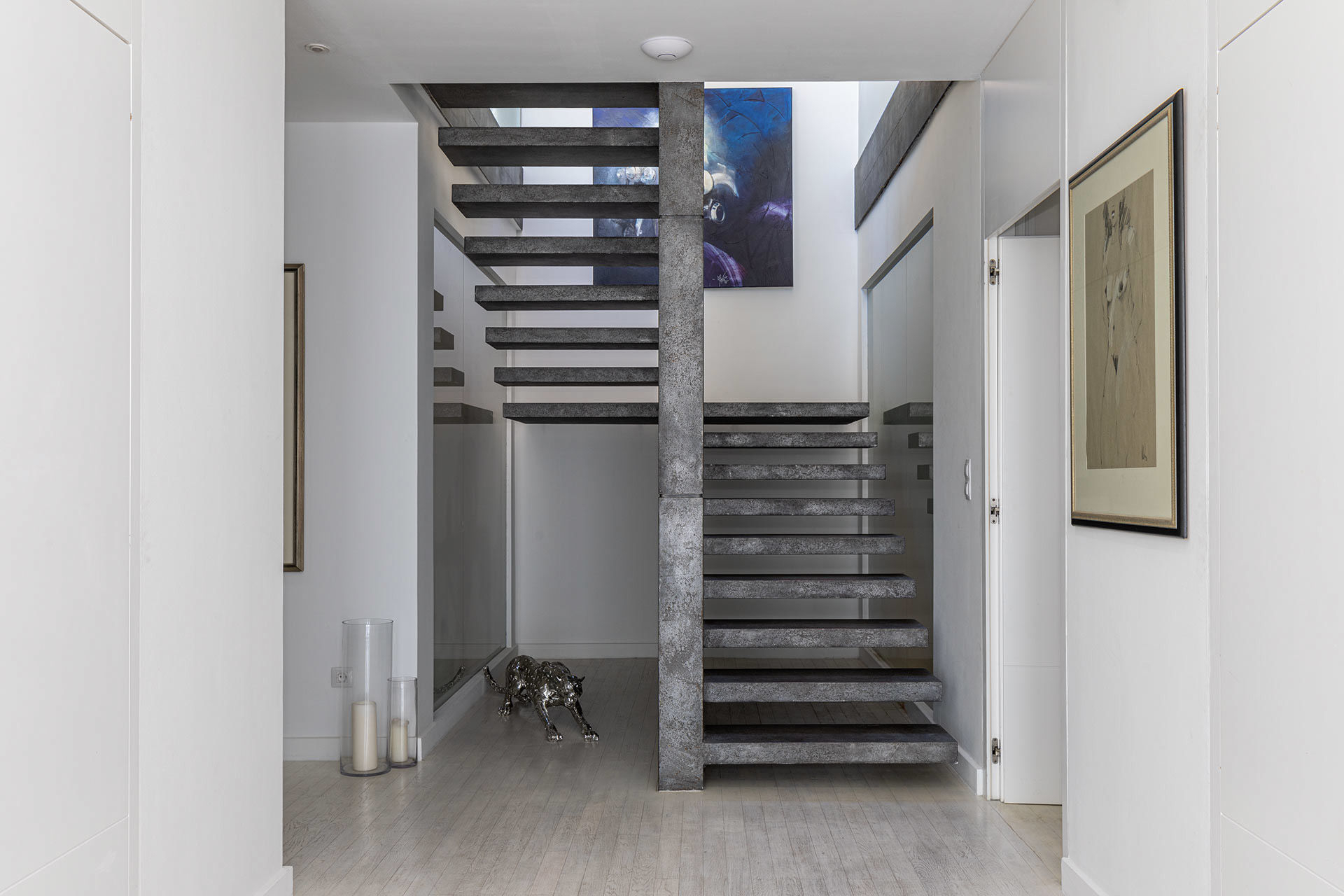Treppenaufgang zu der dritten Etage