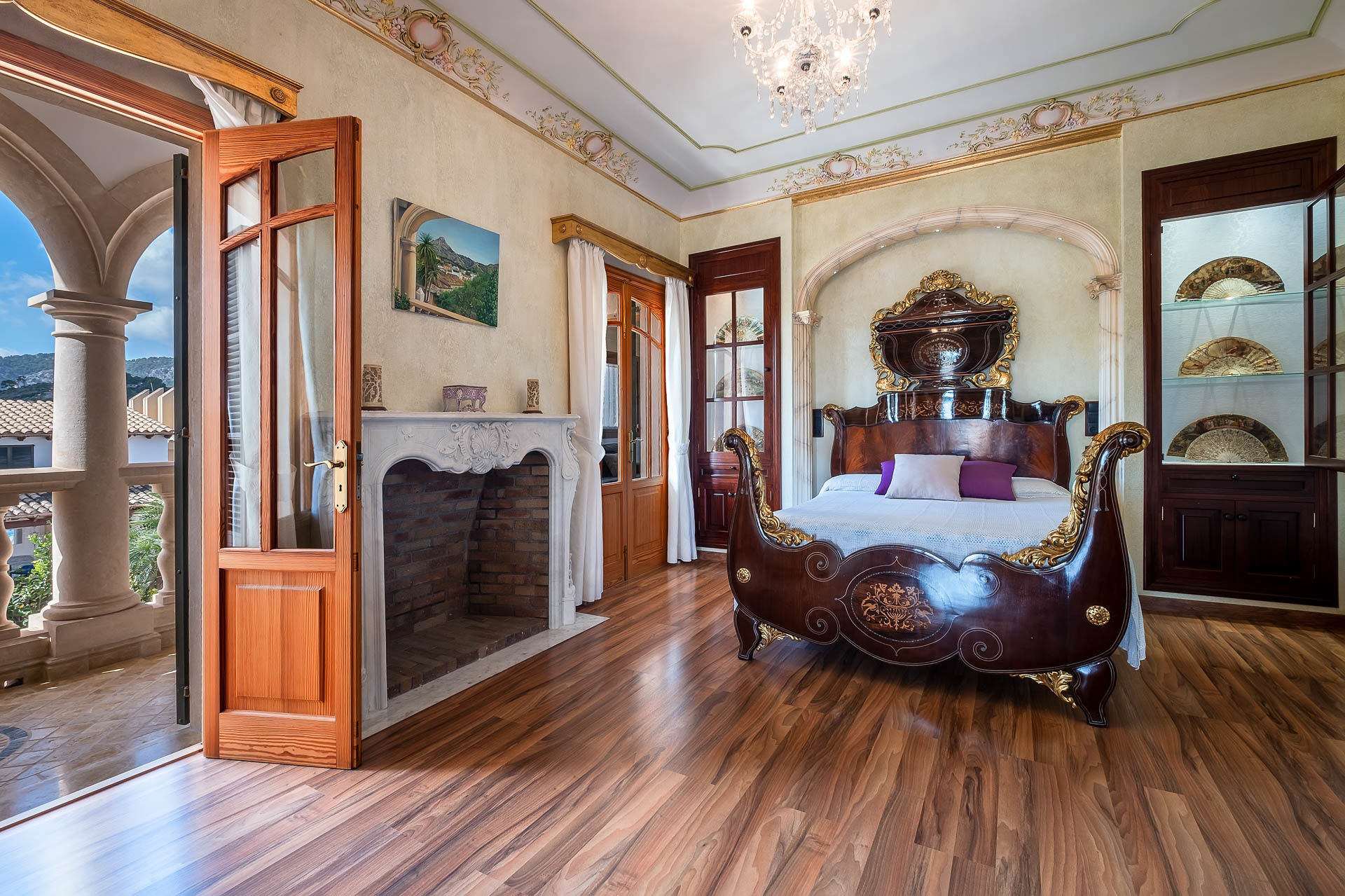Hauptschlafzimmer mit privaten Terrasse