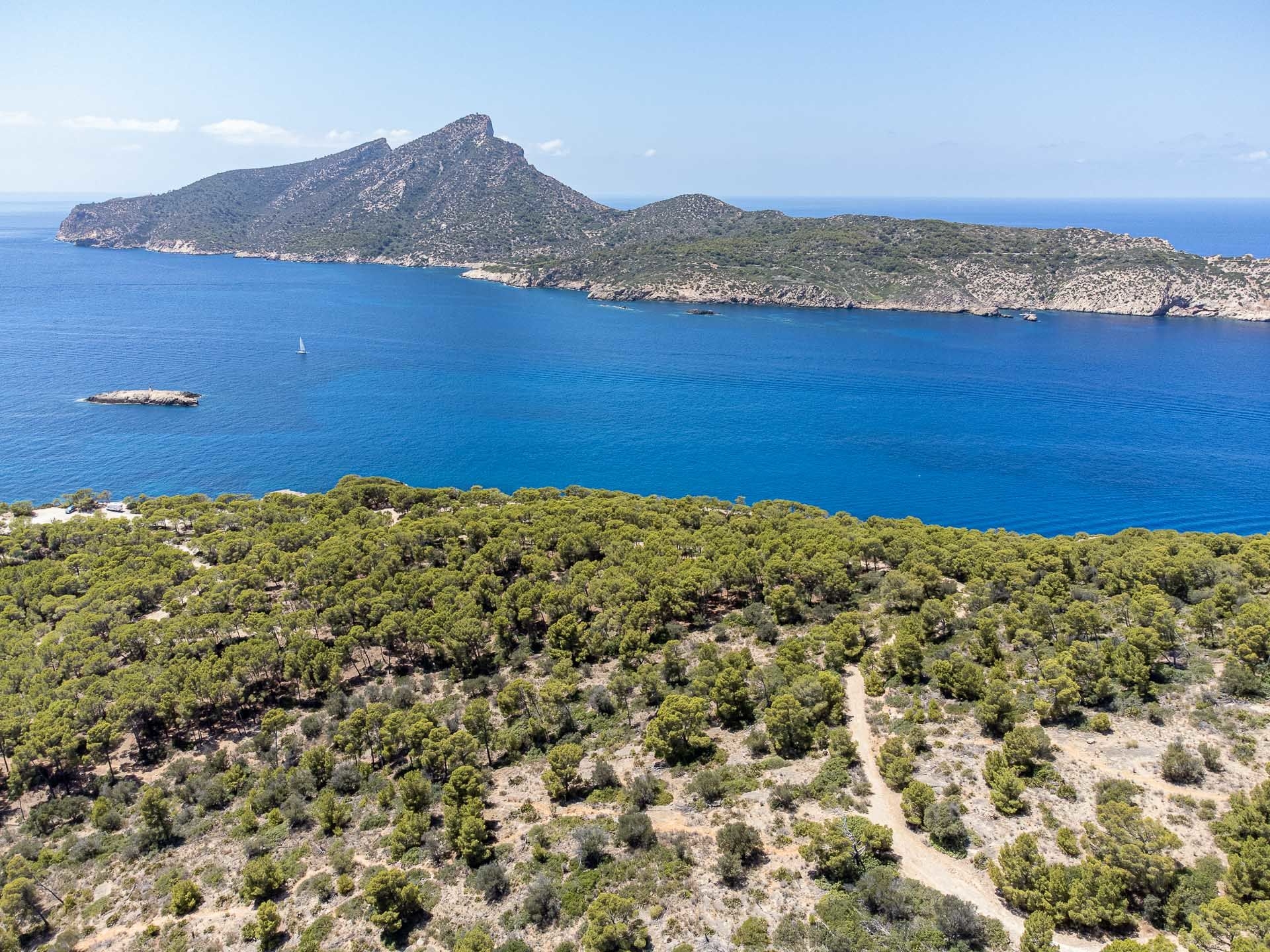 Blick auf die Insel Dragonera