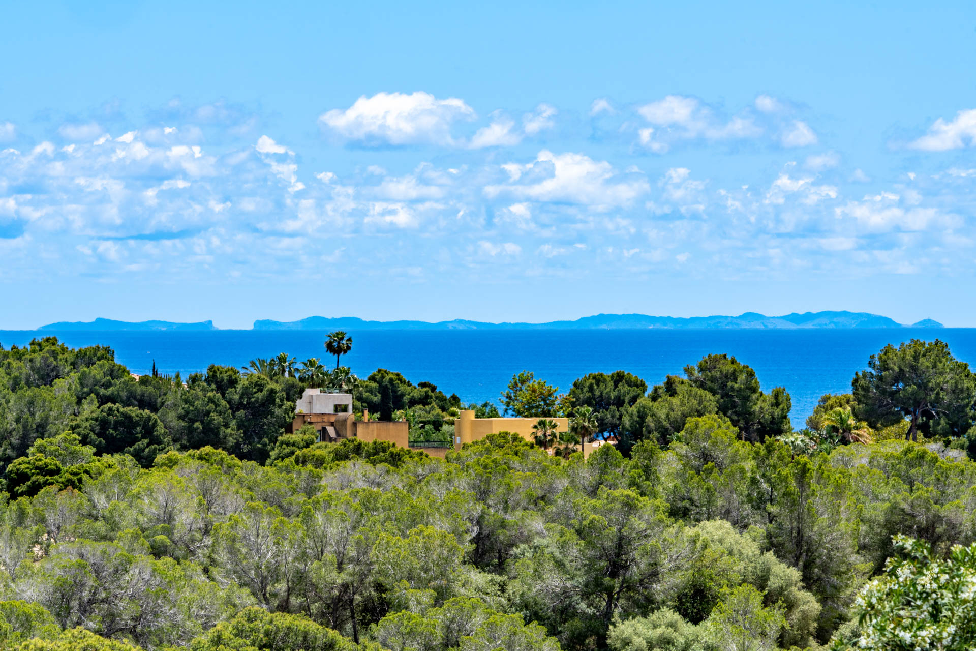Blick bis zur Insel Cabrera
