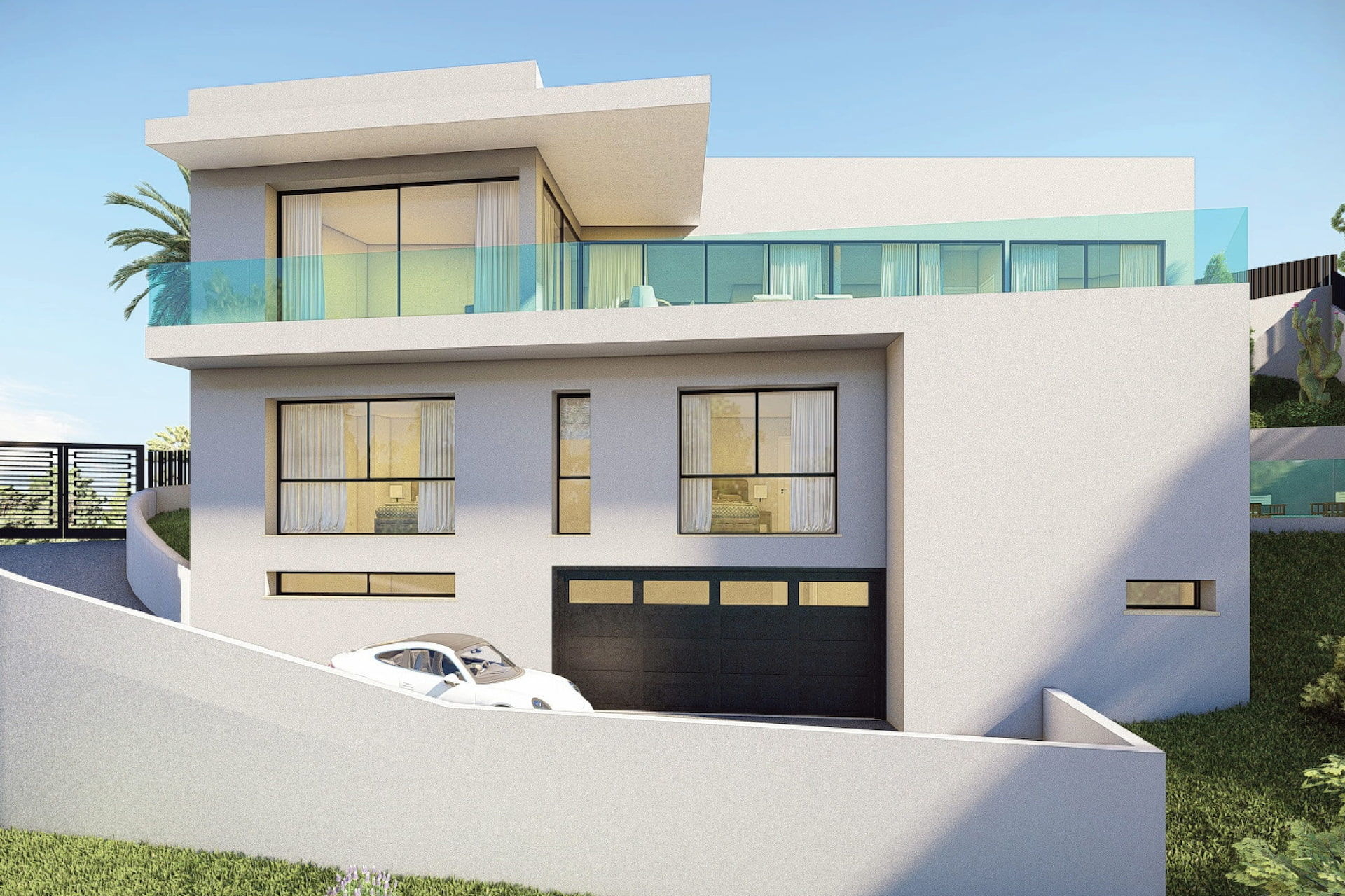 Exclusive newly built villa in Costa d'en Blanes with stunning panoramic sea views