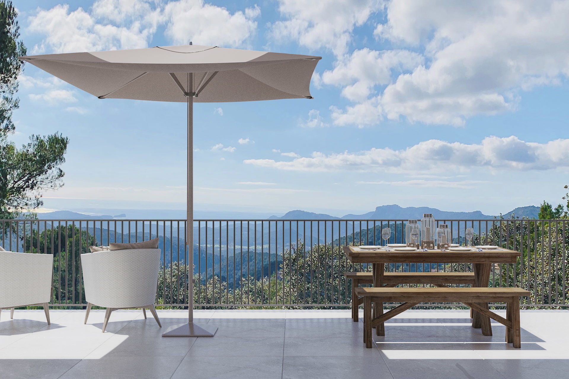 Terrasse mit Weitblick