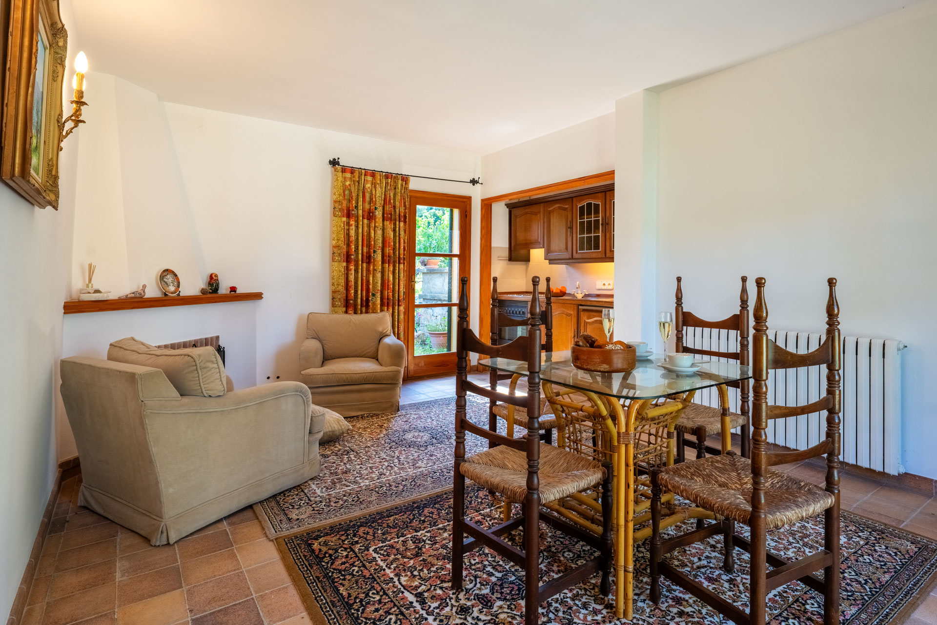 Wohn-Essbereich im Gästeappartement