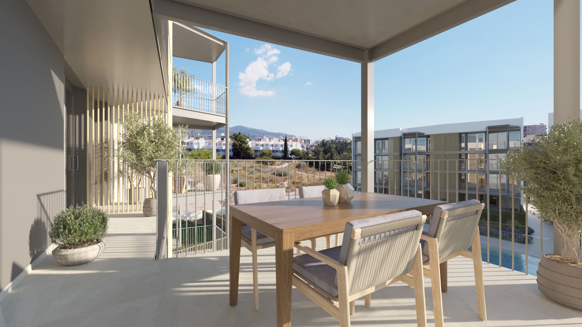 New built apartment in Palmanova