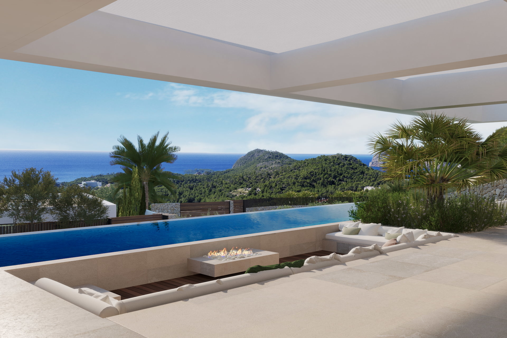 Villa de nueva construcción única en su clase con impresionantes vistas panorámicas al mar