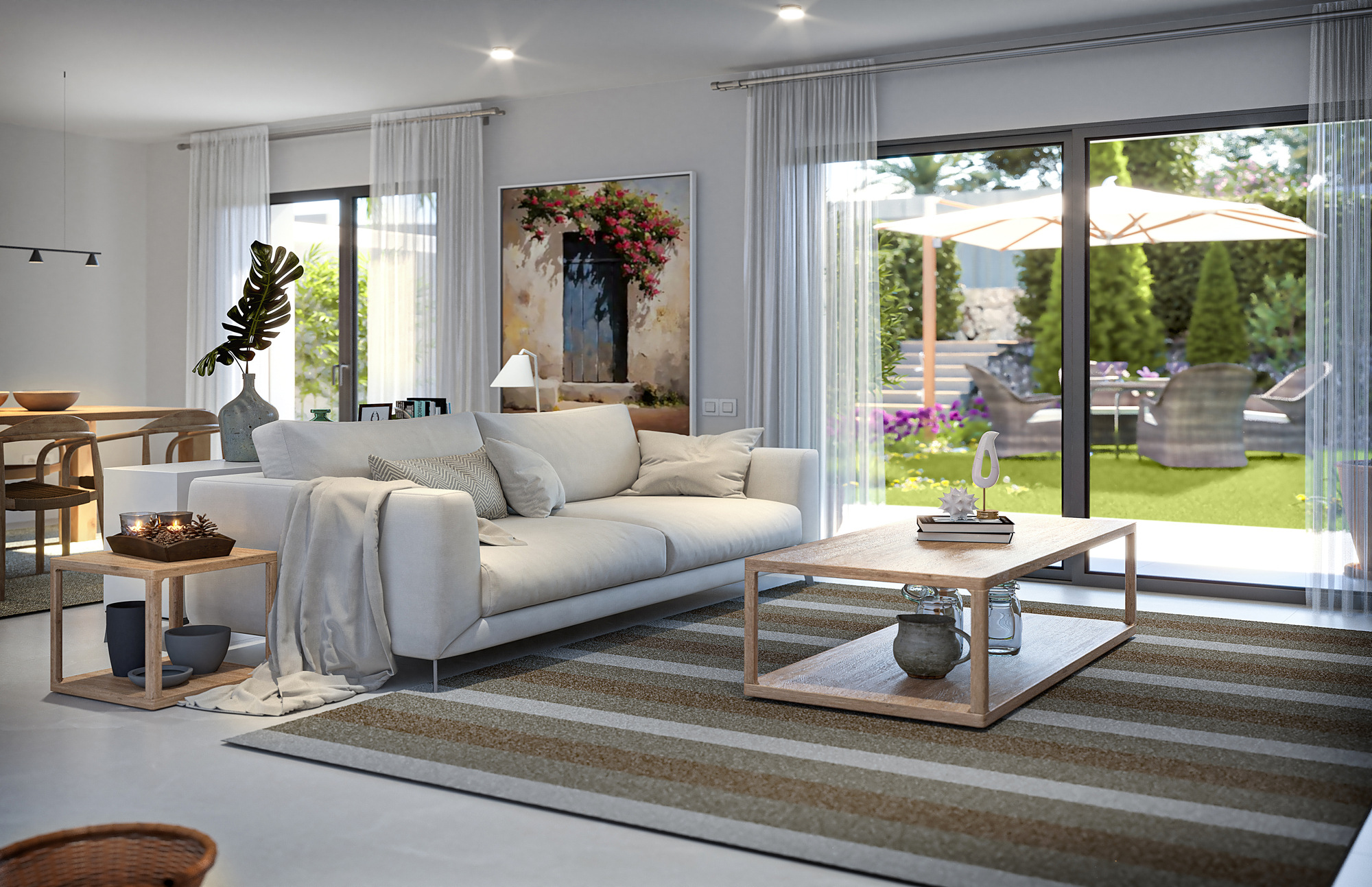 Vivienda de nueva construcción de estilo mediterráneo — casa adosada en una ubicación idílica — última vivienda disponible