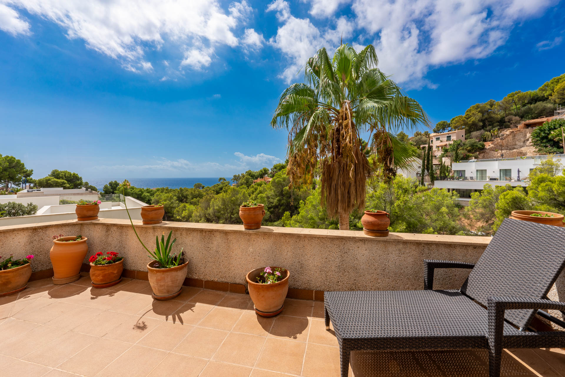 Terrasse mit Meerblick