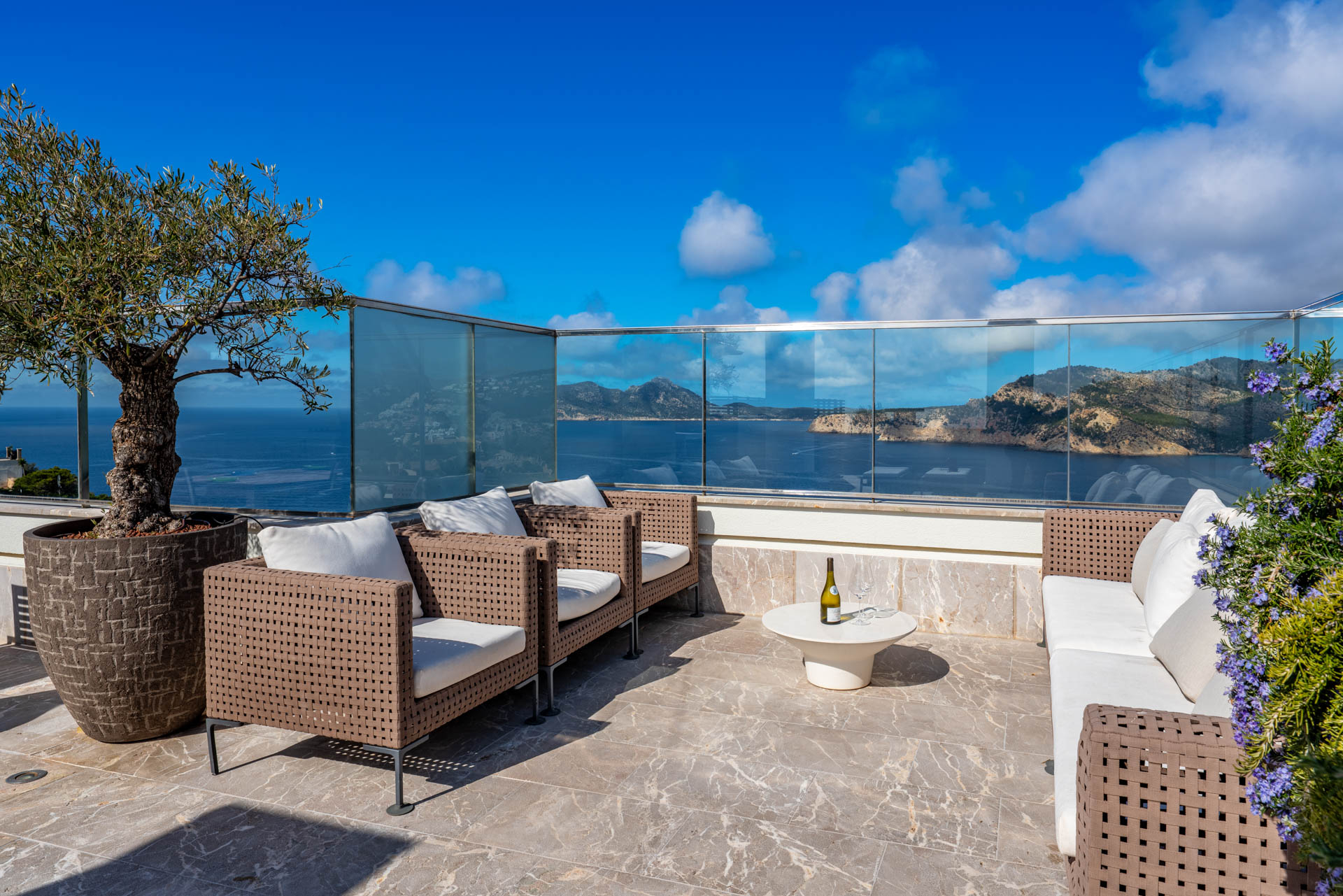 Dachterrasse mit Lounge