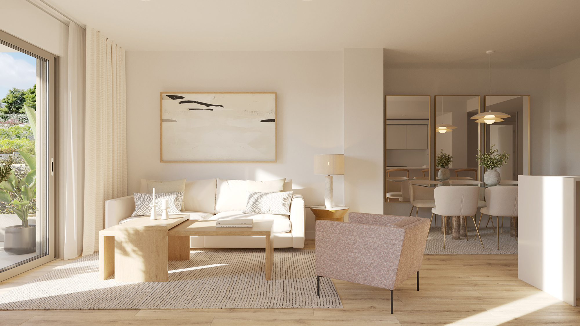 Modern new build apartments