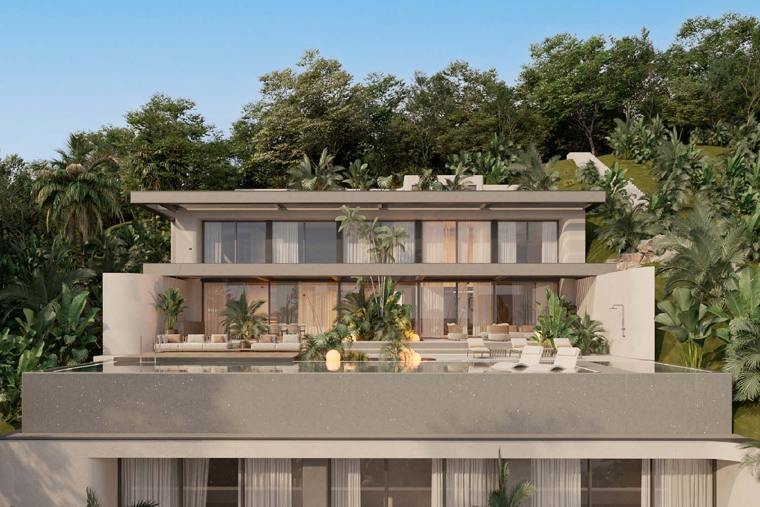Exclusivo solar con proyecto para la construcción de una villa de lujo
