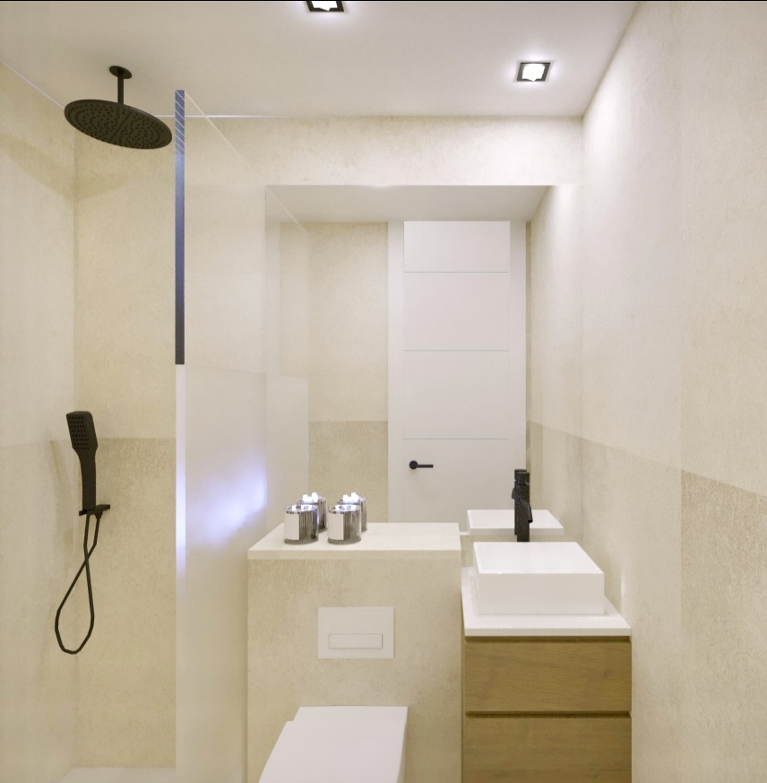 Badezimmer (virtuelles Homestaging)