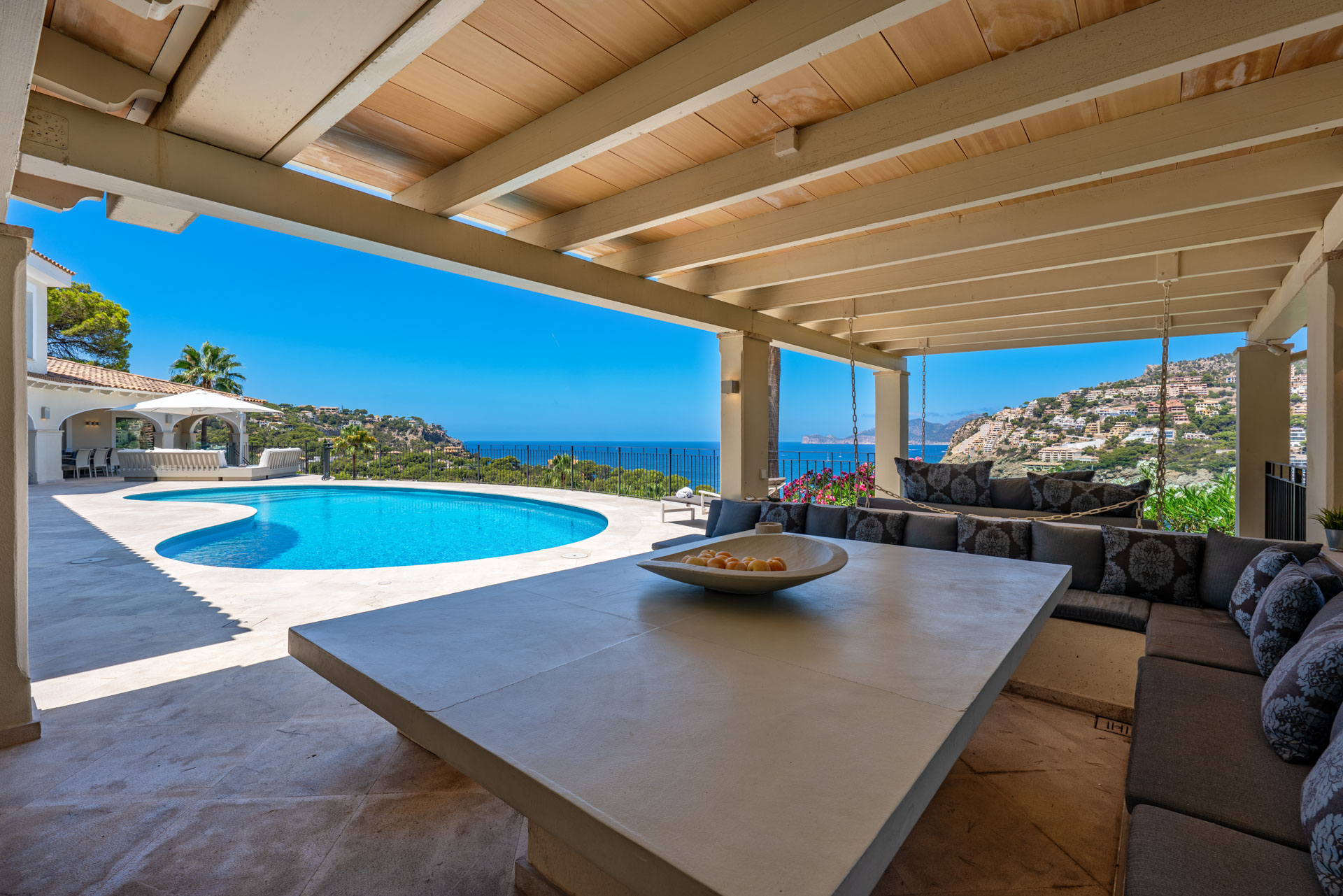 Überdachte Terrasse