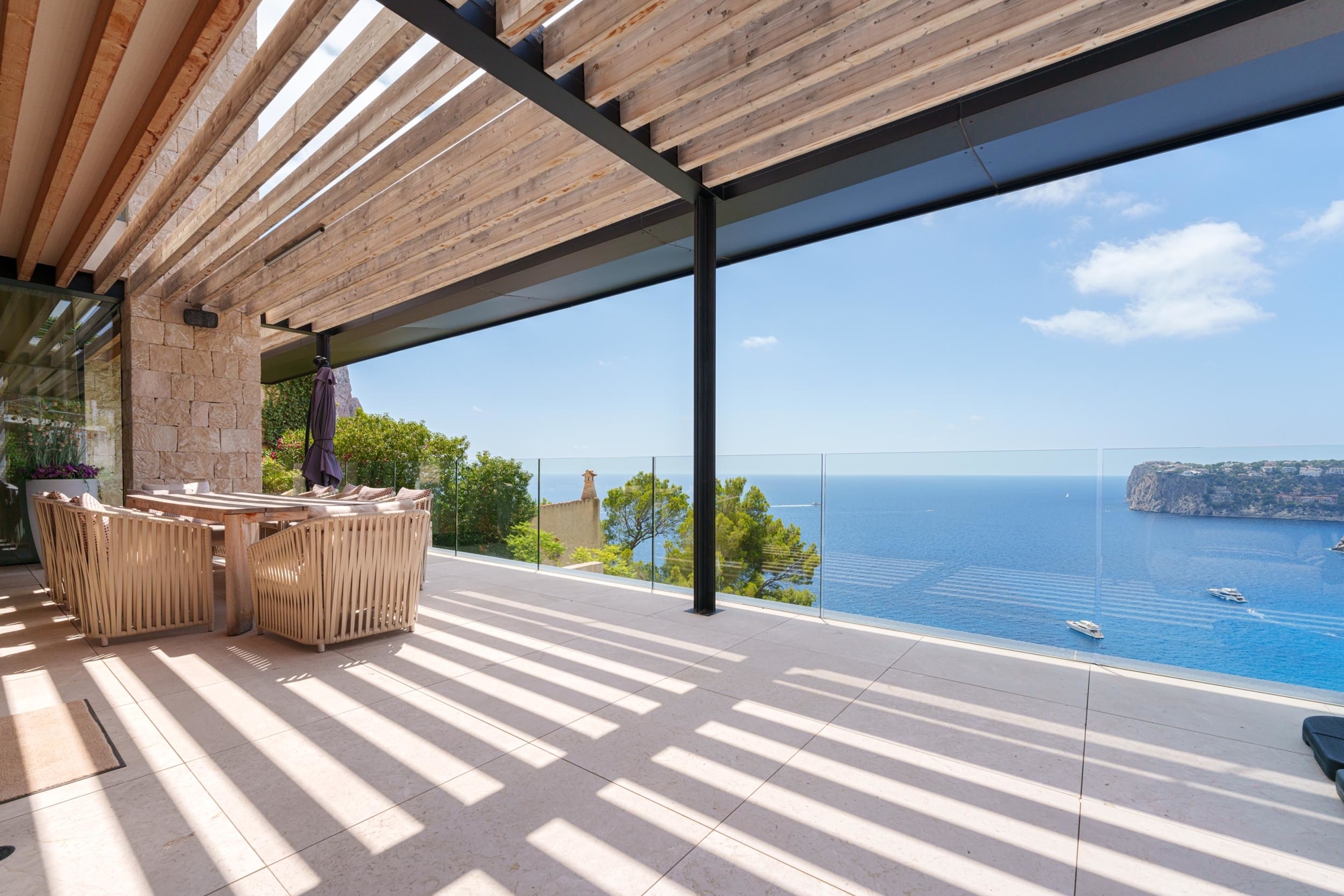 Terrasse mit Meerblick