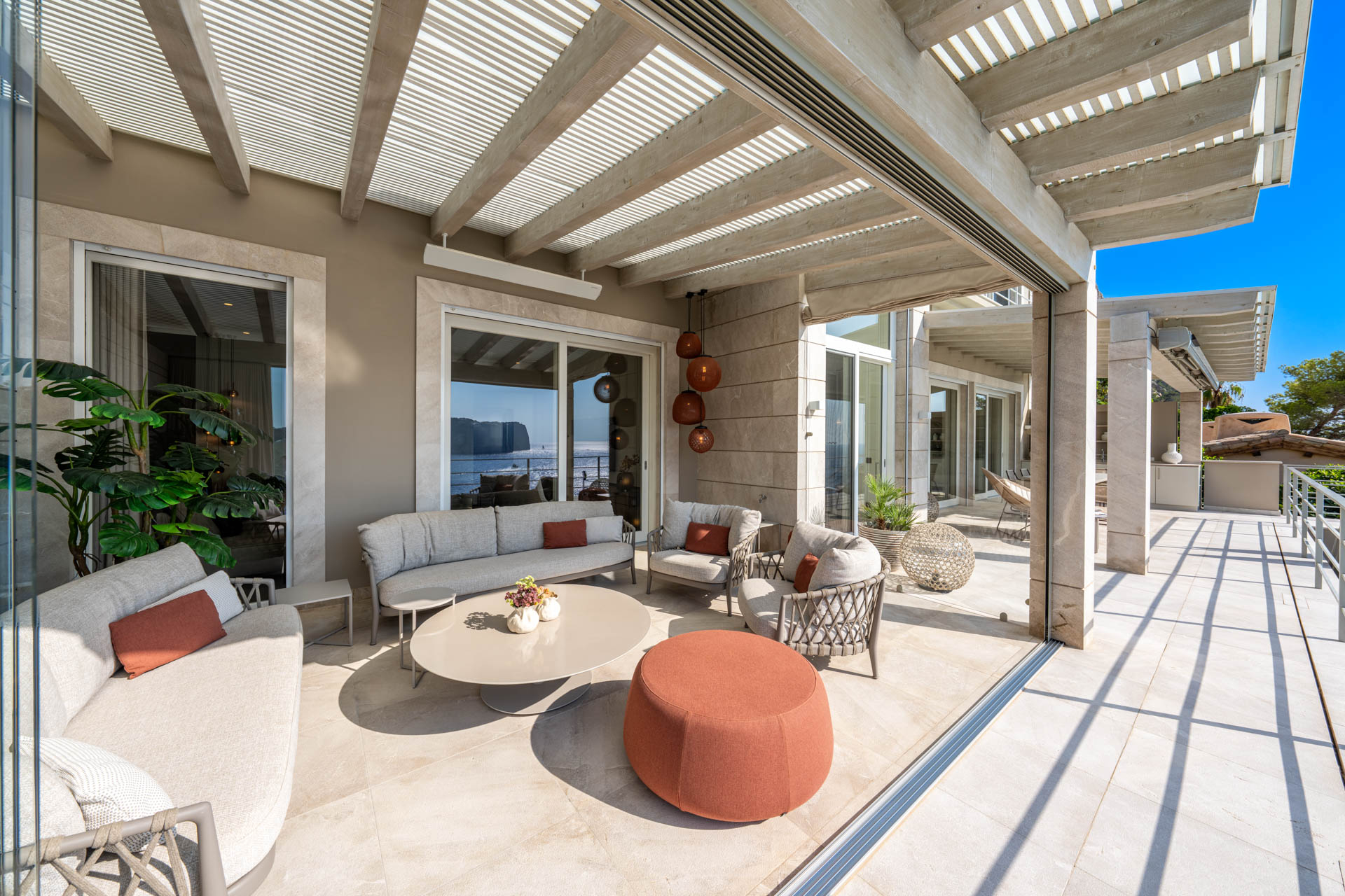 Terrasse mit Lounge