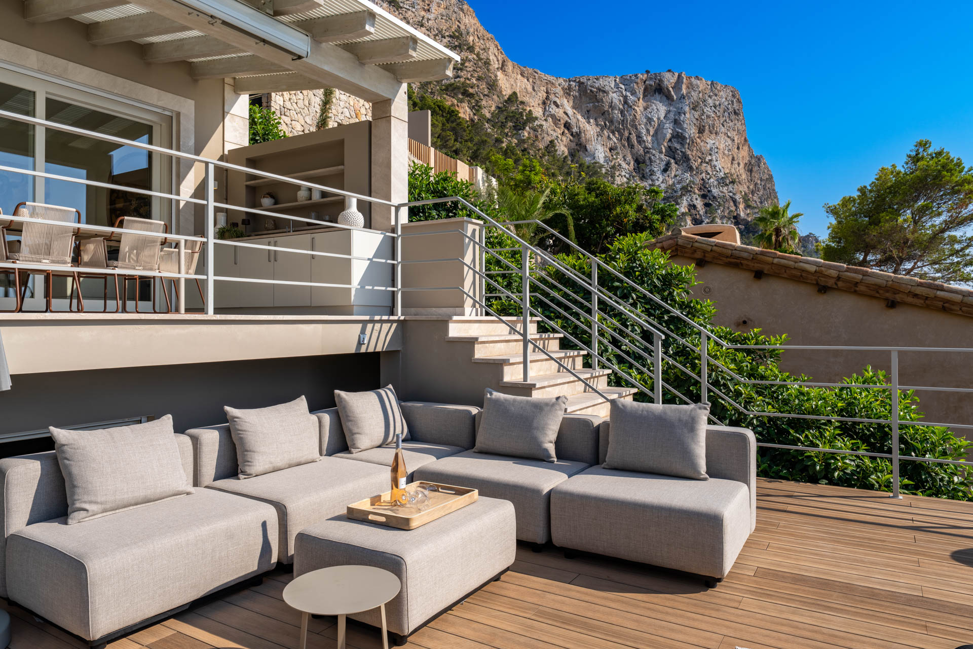 Terrasse mit Lounge
