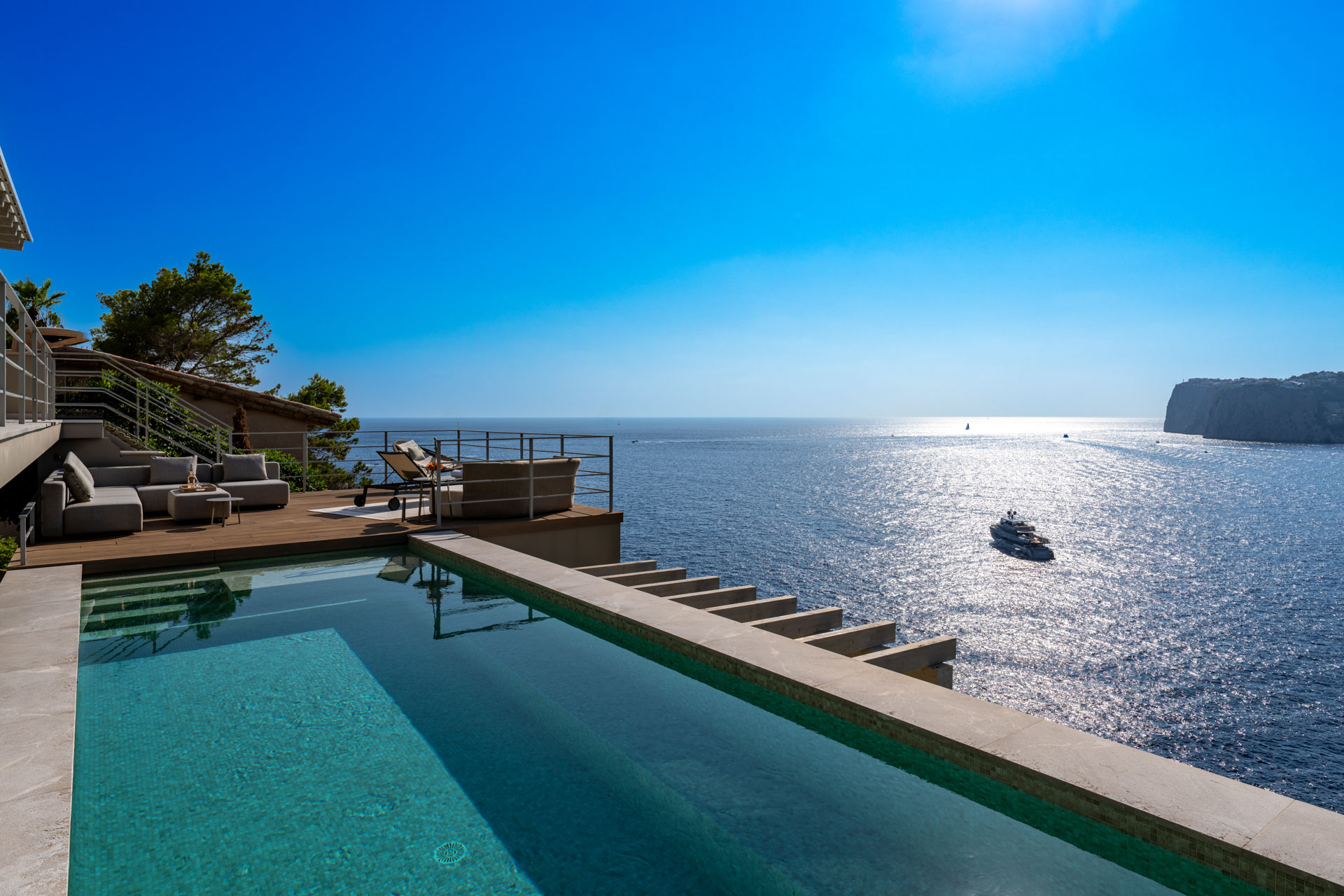 Pool und Blick