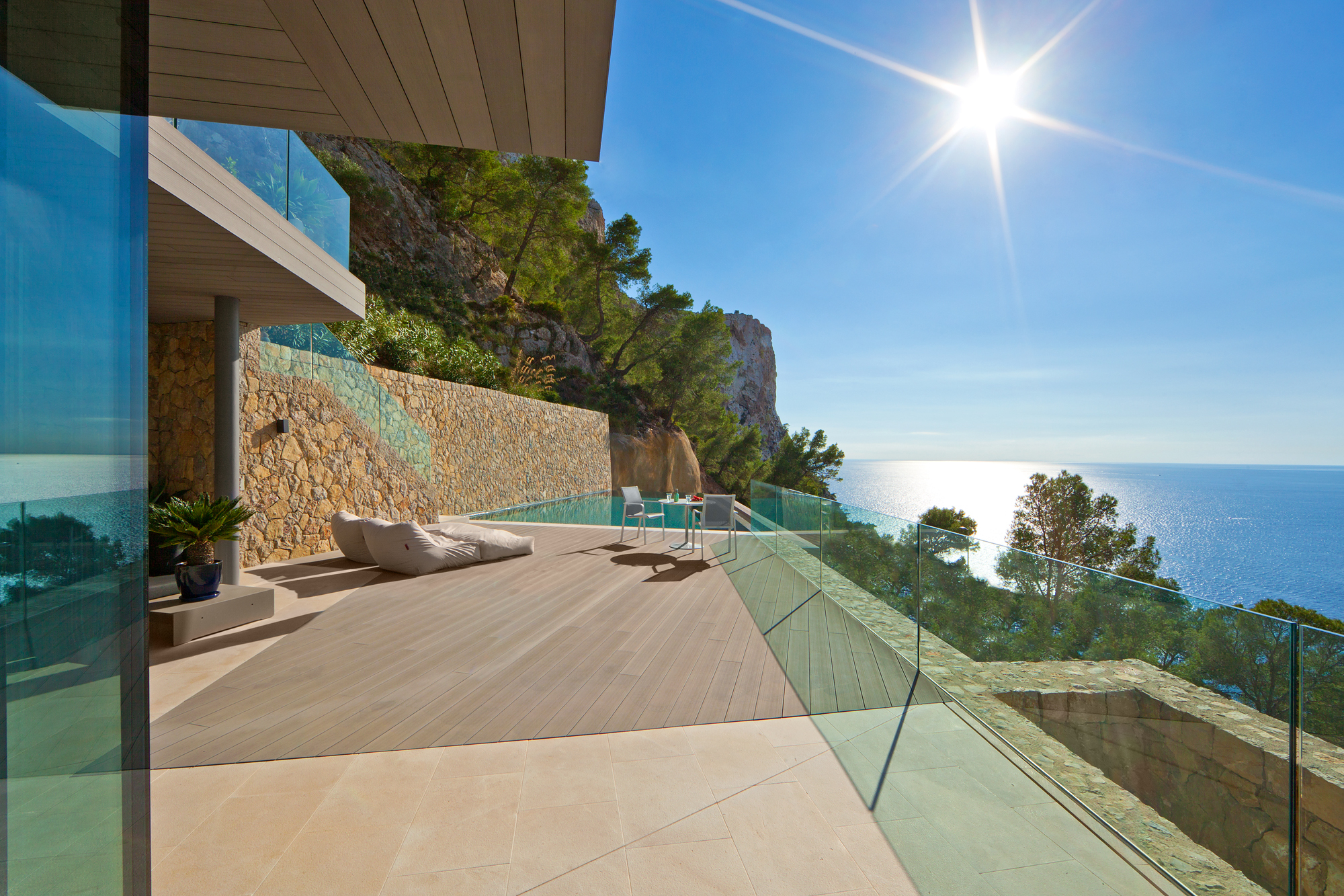 Terrasse und Blick