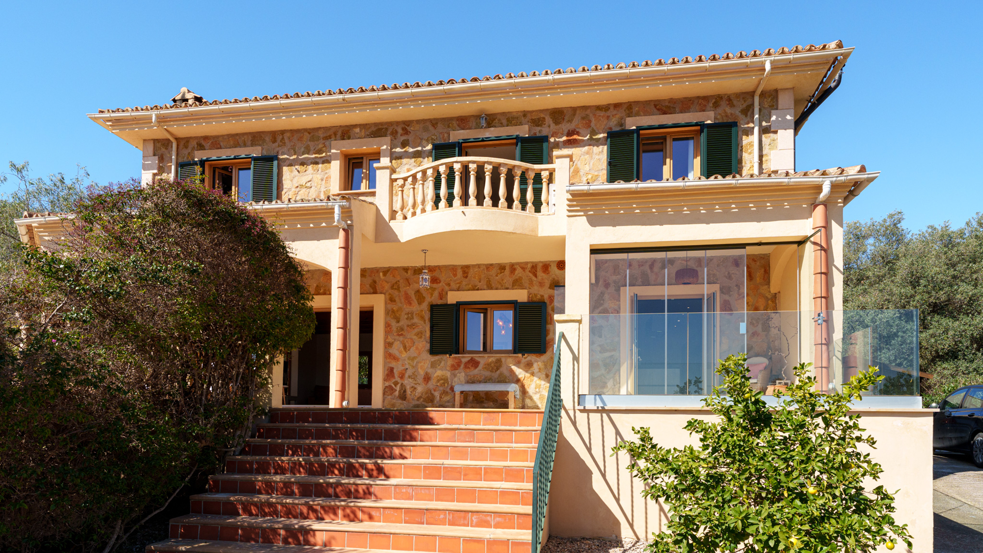 Zugang zur Villa