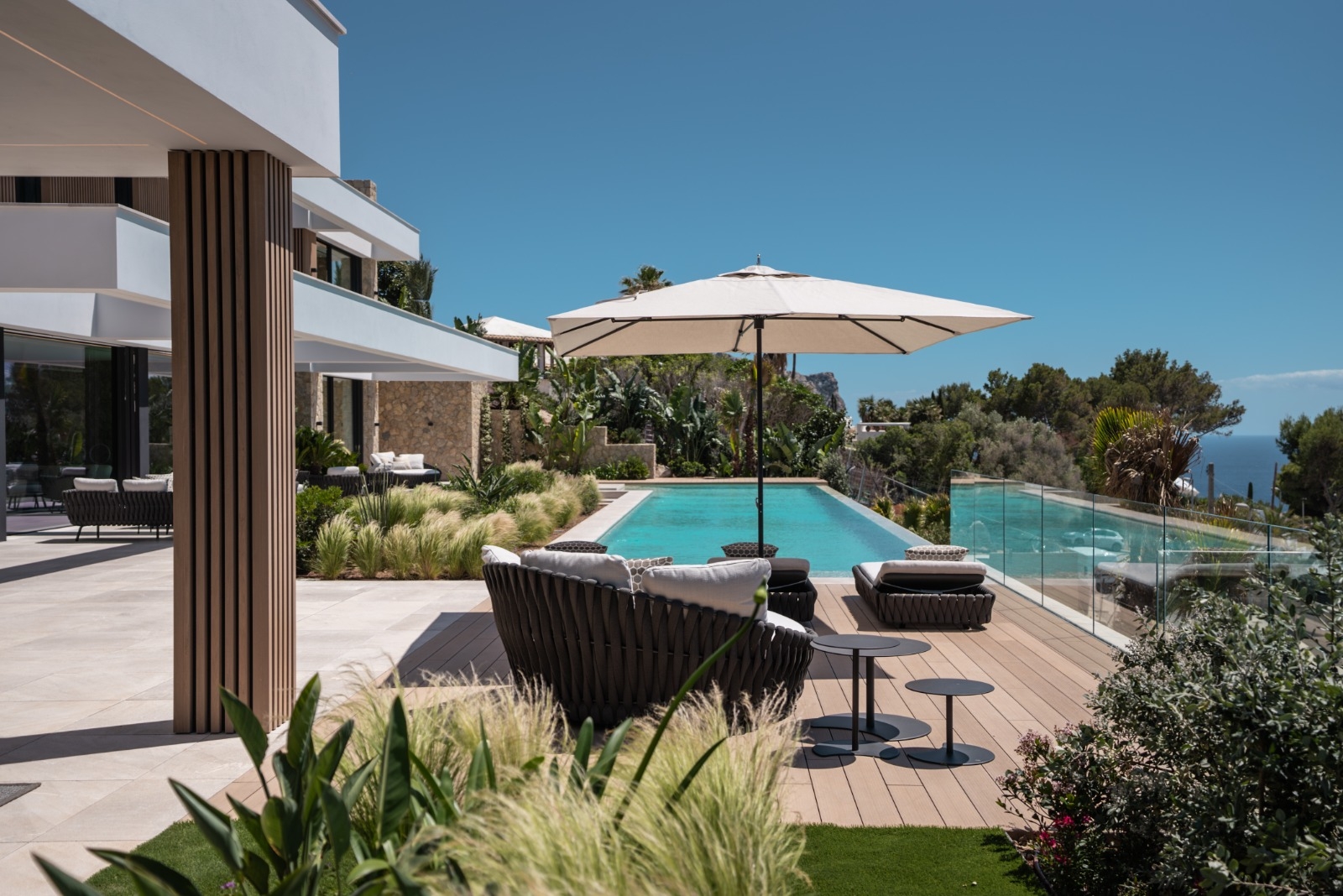 Terrasse und Pool