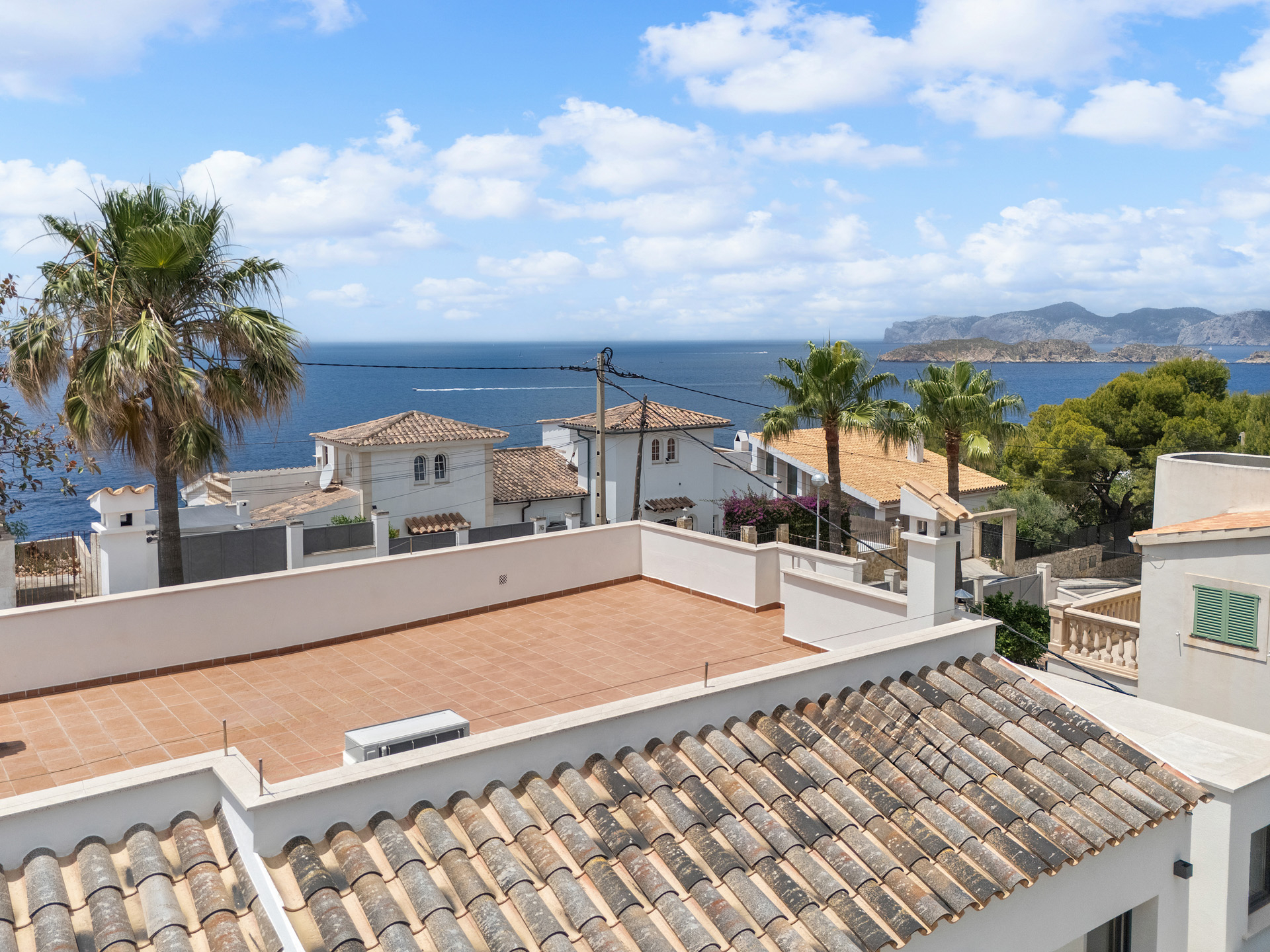 Dachterrasse mit Meerblick