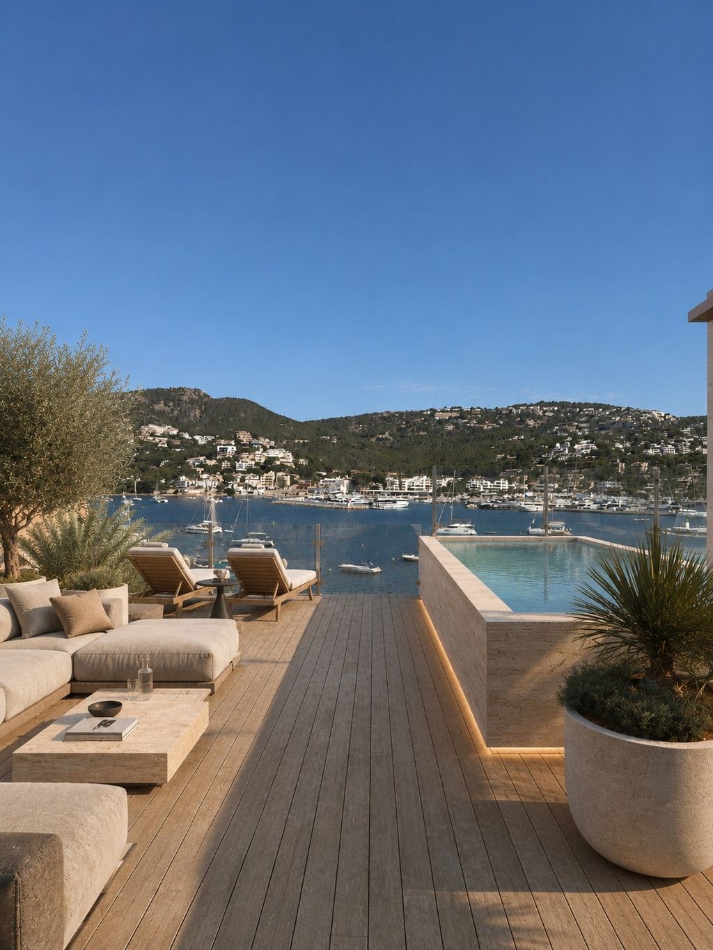 Exklusives Projekt im Herzen von Port d'Andratx – Penthouse mit privater Dachterrasse und Hafenblick