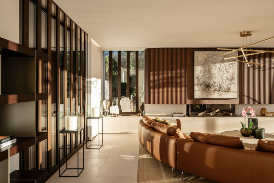 Stilvolle Neubauvilla in exklusiver Lage - Wohnzimmer (5795)