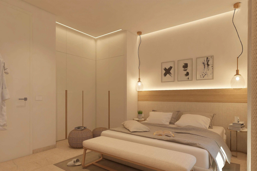 Fantastische Neubau-Penthäuser mit Meerblick in Santa Ponsa - Schlafzimmer (4448)
