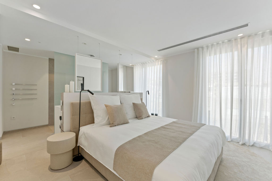 Spektakuläres Duplex-Penthouse mit Panoramablick über Palmas Hafen, Kathedrale, Meer und Berge - Schlafzimmer 2 (15490)