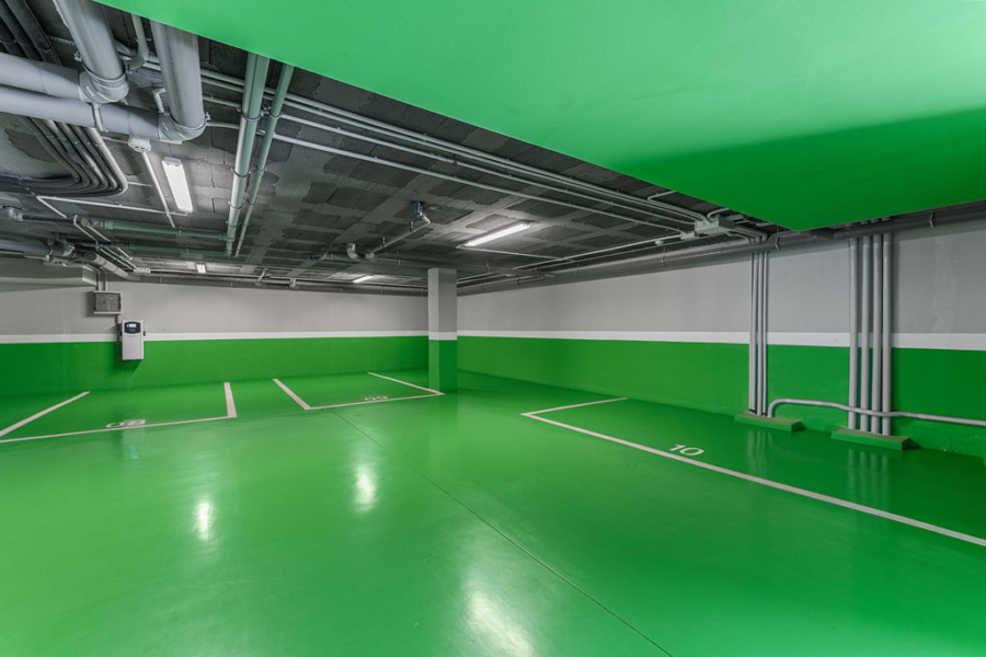 Spektakuläres Duplex-Penthouse mit Panoramablick über Palmas Hafen, Kathedrale, Meer und Berge - Tiefgarage (15502)