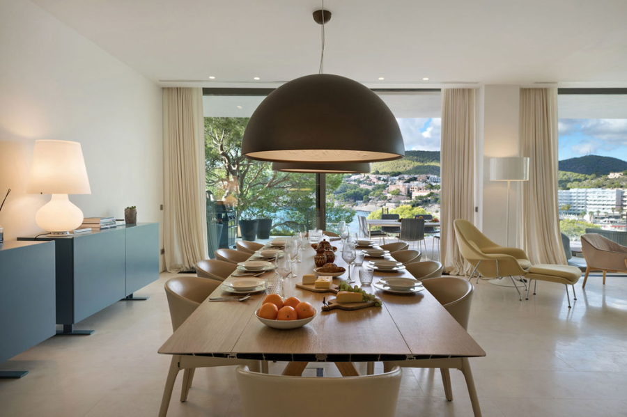 Moderne Villa in erster Meereslinie mit Vermietungslizenz - Essbereich (5415)