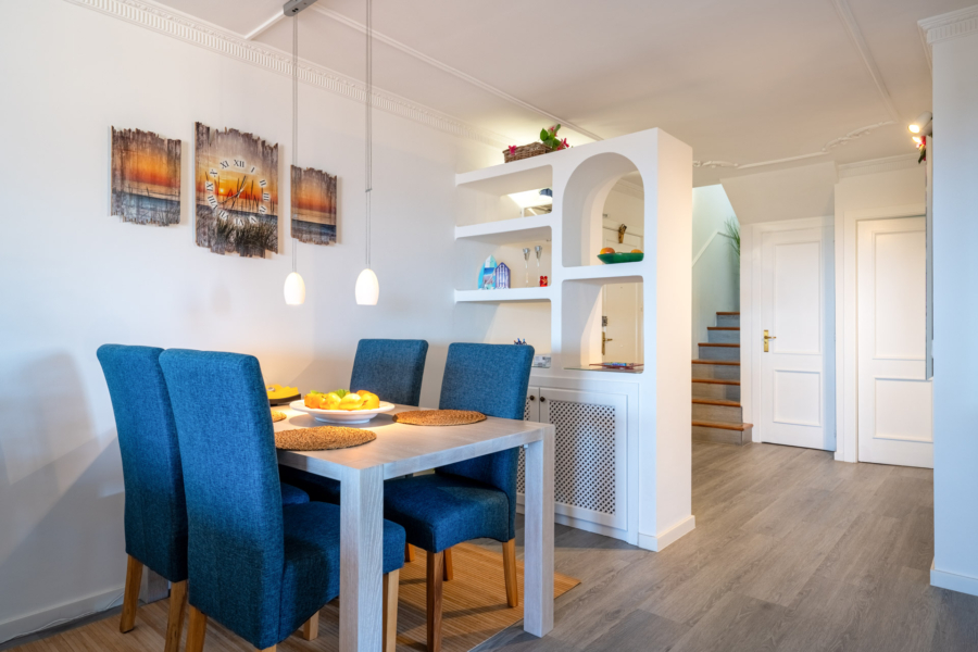 Duplex-Penthouse in mediterraner Anlage mit atemberaubendem Meerblick - Essbereich (15645)