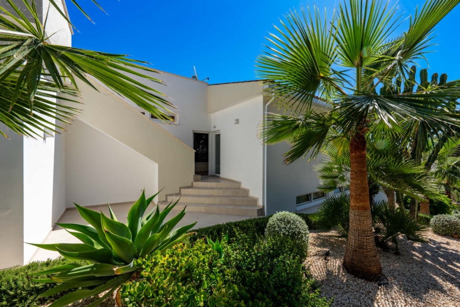 Moderne Villa mit separatem Gästebereich in ruhiger Lage - Haupteingang (5469)