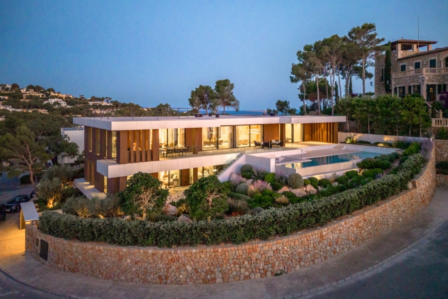 Neubauvilla mit Top-Meerblick in Santa Ponsa - Villa (13821)