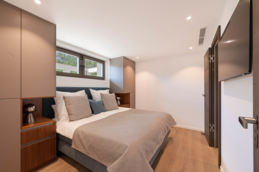 Schlafzimmer im Gästeappartement