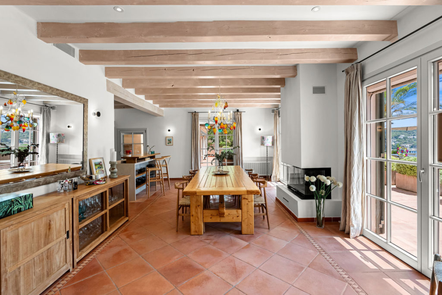Mediterrane Villa in ruhiger Lage mit Meer- und Panoramablick - Essbereich (5766)