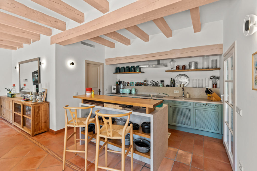 Mediterrane Villa in ruhiger Lage mit Meer- und Panoramablick - Küche (5767)