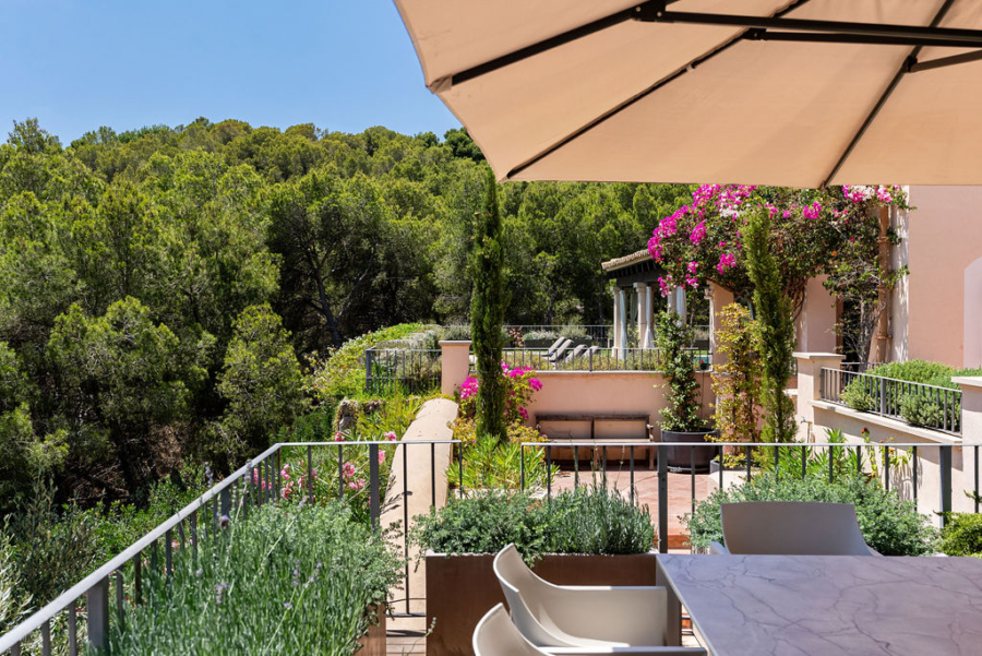 Mediterrane Villa in ruhiger Lage mit Meer- und Panoramablick - Garten (5779)