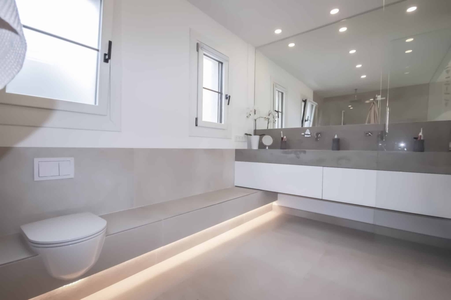 Charmantes Reihenhaus mit Meerblick in einer exklusiven Wohnanlage - Badezimmer 2 (6761)