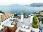 Dachterrasse, Blick auf Dragonera