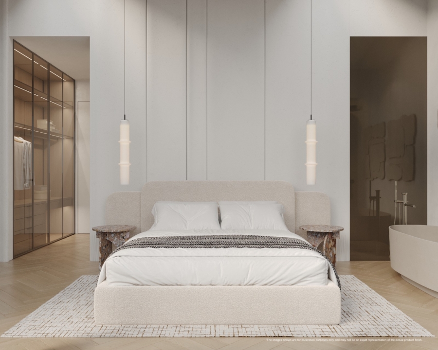 Neue Luxusresidenz zwischen Santa Catalina und dem Paseo Marítimo. Preise ab 1.320.000 € - Beispiel Schlafzimmer (15716)
