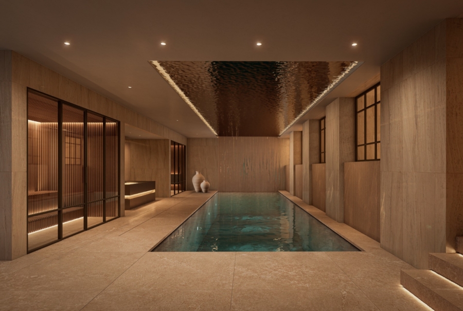 Neue Luxusresidenz zwischen Santa Catalina und dem Paseo Marítimo. Preise ab 1.320.000 € - Indoor Pool (15705)