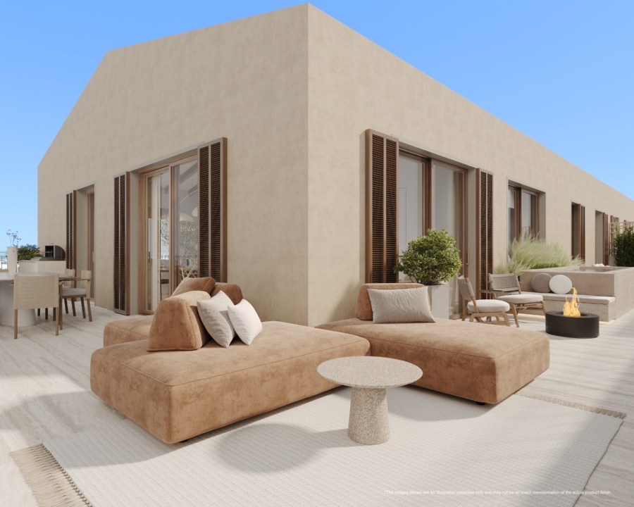 Neue Luxusresidenz zwischen Santa Catalina und dem Paseo Marítimo. Preise ab 1.320.000 € - Terrasse (15712)