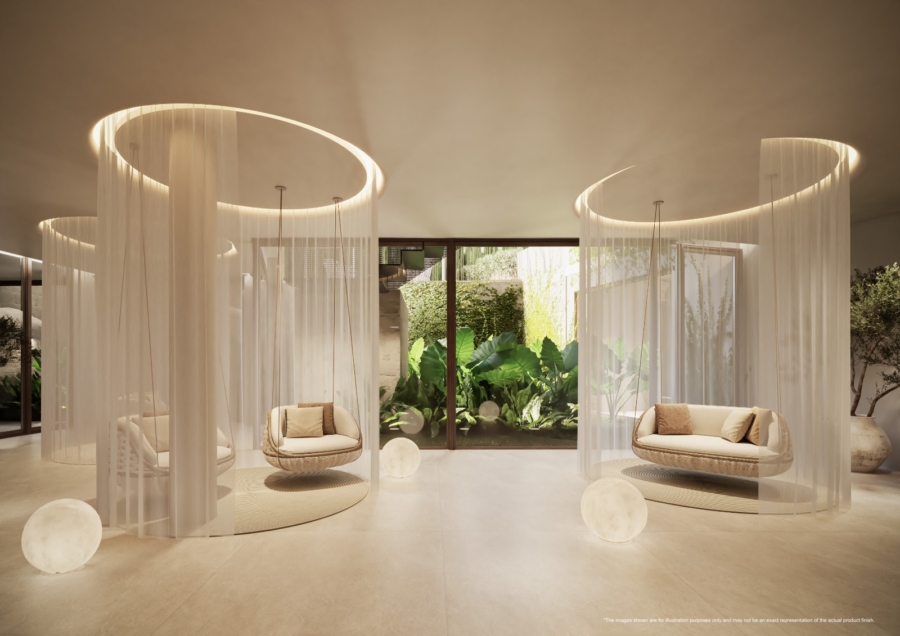 Neue Luxusresidenz zwischen Santa Catalina und dem Paseo Marítimo. Preise ab 1.320.000 € - Spabereich (15704)