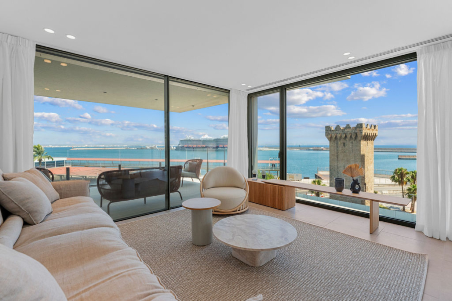 Exklusive Neubauappartements in Palmas Hafennähe ab 2.100.000 € - Wohnbereich (15523)