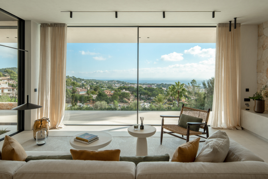 Neubauvilla im mediterranen Stil mit Meerblick - Blick (13024)