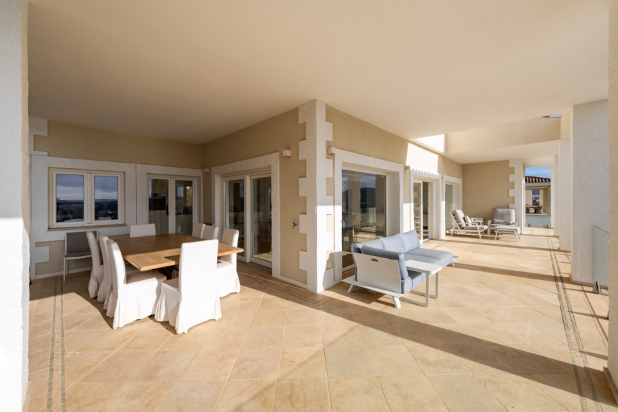 Charmante Villa im modern mediterranen Stil mit fantastischem Meerblick - Terrasse im OG (5953)