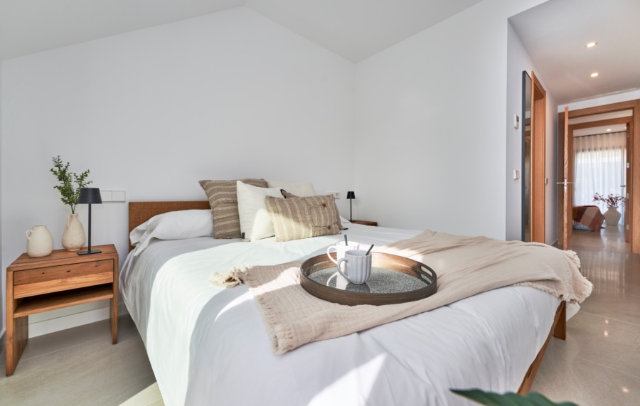 Erdgeschoss-Appartement mit privaten Gärten in Meeresnähe - Schlafzimmer 2 (5549)