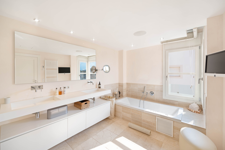 Einzigartiges Penthouse mit unvergleichlichem Hafen- und Meerblick in Port Andratx - Badezimmer 1 (5833)