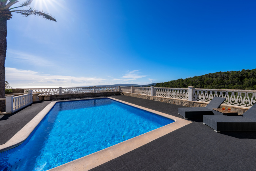 Charmante Meerblickvilla mit Pool und Garten - Pool (6032)